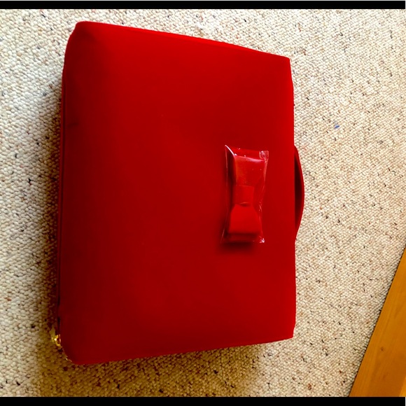 Trousse De Maquillage Estée Lauder – Taille 24x18x10 Cm (9,5x7x4 Pouces) – Rouge, Avec 3 Petits Sacs – Neuf Sans étiquette